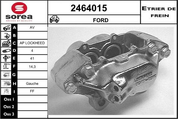 EAI 2464015 - Étrier de frein cwaw.fr