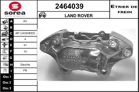 EAI 2464039 - Étrier de frein cwaw.fr