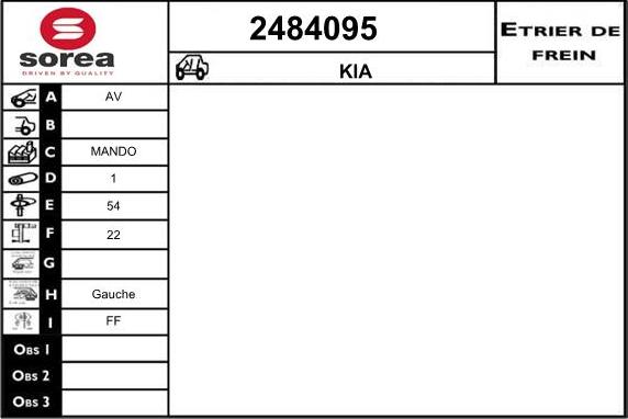 EAI 2484095 - Étrier de frein cwaw.fr