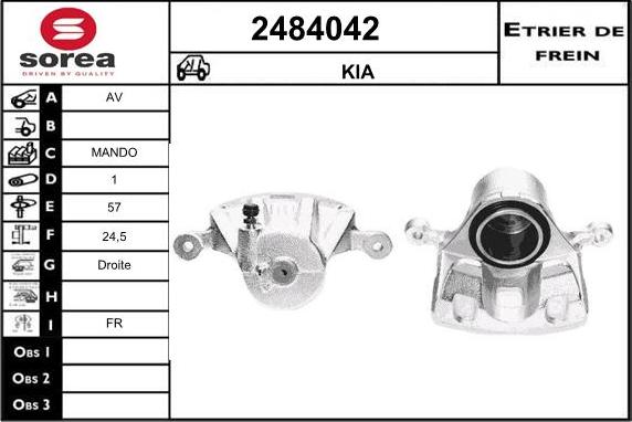 EAI 2484042 - Étrier de frein cwaw.fr