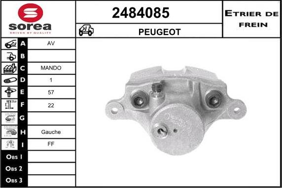 EAI 2484085 - Étrier de frein cwaw.fr