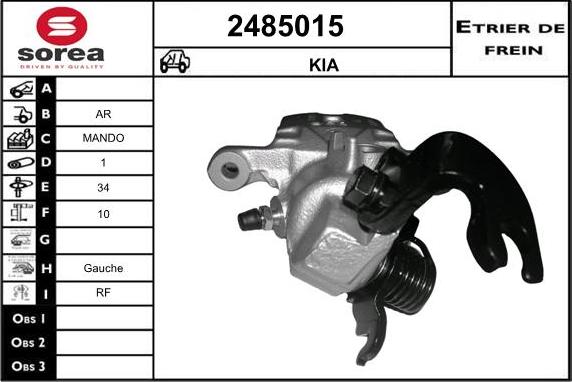 EAI 2485015 - Étrier de frein cwaw.fr