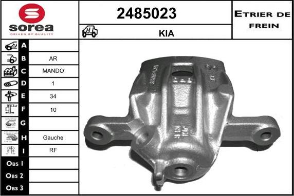 EAI 2485023 - Étrier de frein cwaw.fr