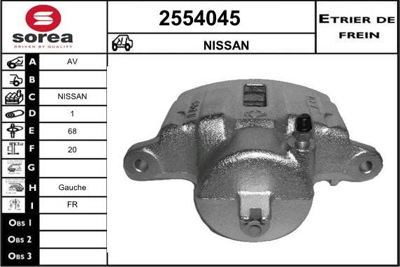 EAI 2554045 - Étrier de frein cwaw.fr