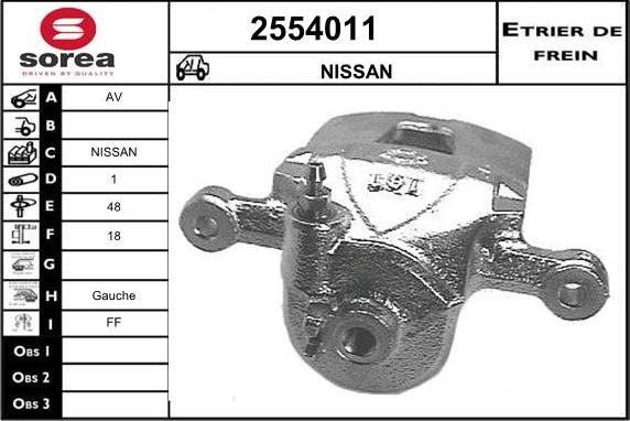 EAI 2554011 - Étrier de frein cwaw.fr