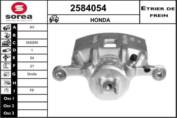 EAI 2584054 - Étrier de frein cwaw.fr