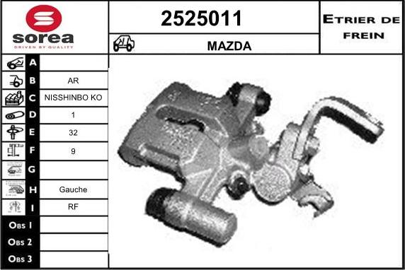 EAI 2525011 - Étrier de frein cwaw.fr