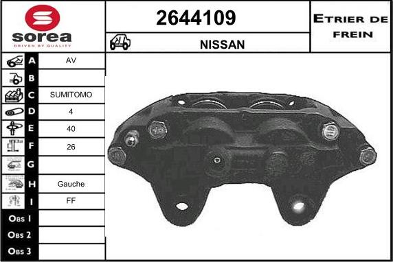 EAI 2644109 - Étrier de frein cwaw.fr