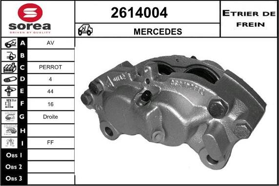 EAI 2614004 - Étrier de frein cwaw.fr