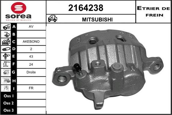 EAI 2164238 - Étrier de frein cwaw.fr