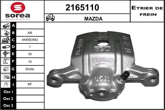 EAI 2165110 - Étrier de frein cwaw.fr