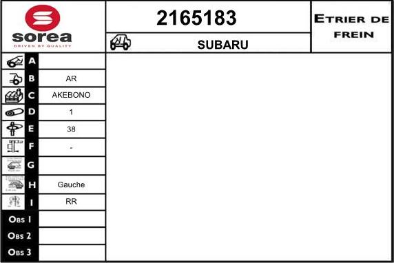 EAI 2165183 - Étrier de frein cwaw.fr