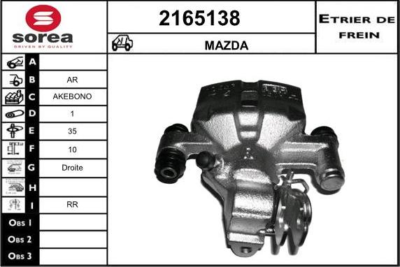 EAI 2165138 - Étrier de frein cwaw.fr