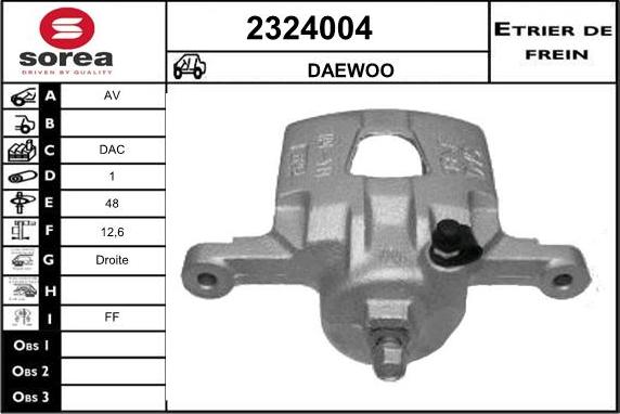 EAI 2324004 - Étrier de frein cwaw.fr