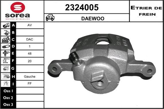 EAI 2324005 - Étrier de frein cwaw.fr