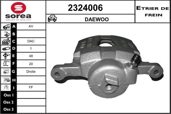 EAI 2324006 - Étrier de frein cwaw.fr