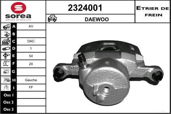 EAI 2324001 - Étrier de frein cwaw.fr