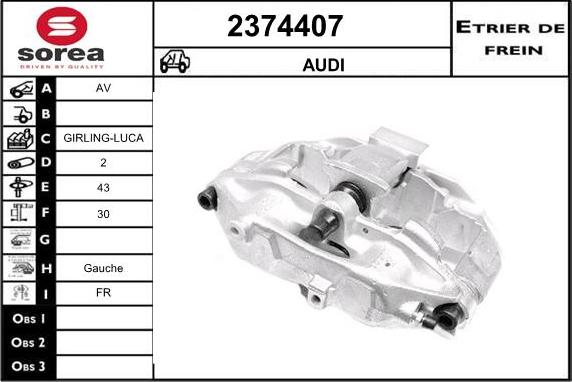 EAI 2374407 - Étrier de frein cwaw.fr