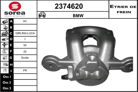 EAI 2374620 - Étrier de frein cwaw.fr