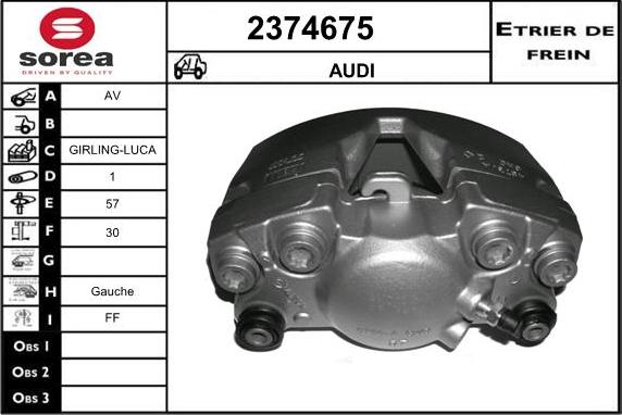 EAI 2374675 - Étrier de frein cwaw.fr