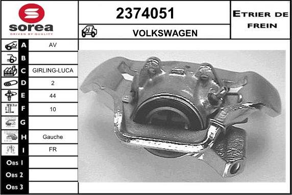 EAI 2374051 - Étrier de frein cwaw.fr