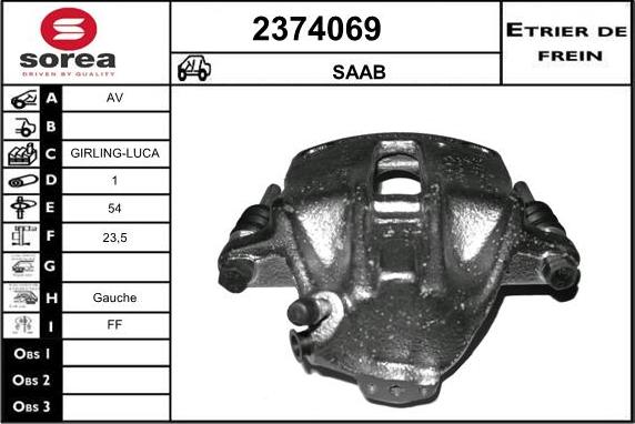 EAI 2374069 - Étrier de frein cwaw.fr