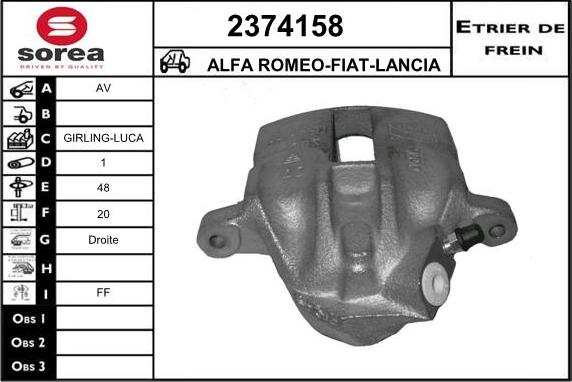 EAI 2374158 - Étrier de frein cwaw.fr