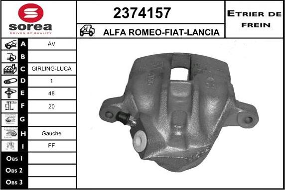 EAI 2374157 - Étrier de frein cwaw.fr