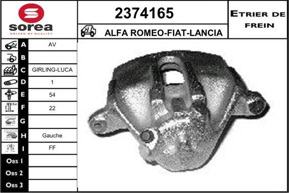 EAI 2374165 - Étrier de frein cwaw.fr