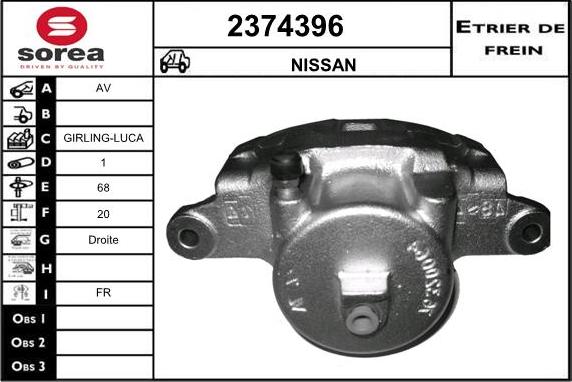 EAI 2374396 - Étrier de frein cwaw.fr