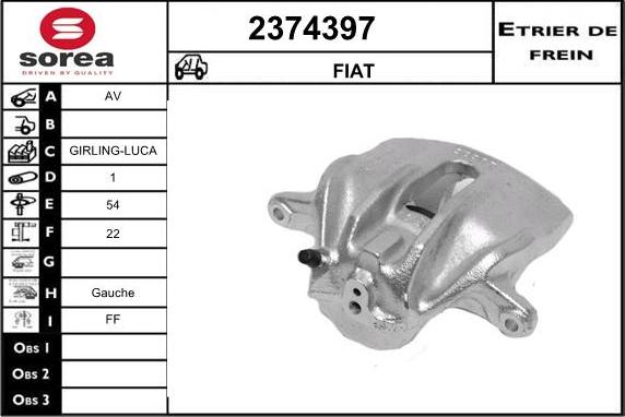 EAI 2374397 - Étrier de frein cwaw.fr