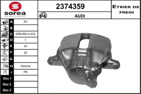 EAI 2374359 - Étrier de frein cwaw.fr