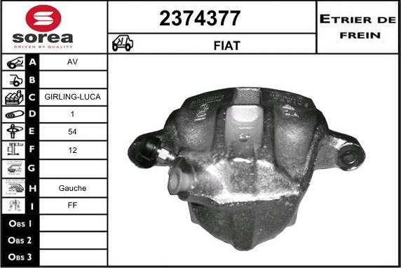 EAI 2374377 - Étrier de frein cwaw.fr