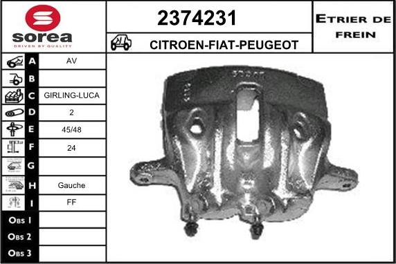 EAI 2374231 - Étrier de frein cwaw.fr