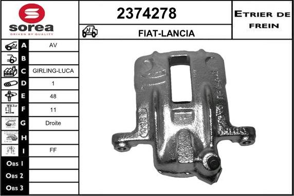 EAI 2374278 - Étrier de frein cwaw.fr