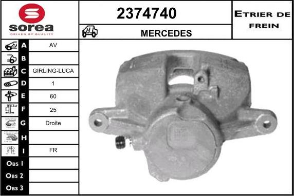 EAI 2374740 - Étrier de frein cwaw.fr