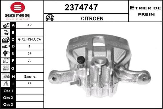 EAI 2374747 - Étrier de frein cwaw.fr