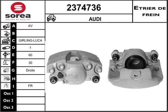 EAI 2374736 - Étrier de frein cwaw.fr