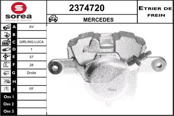 EAI 2374720 - Étrier de frein cwaw.fr