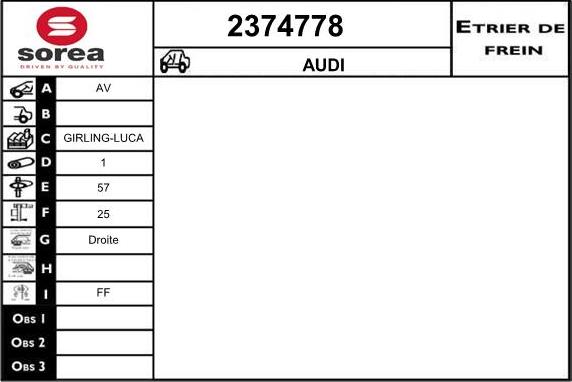 EAI 2374778 - Étrier de frein cwaw.fr