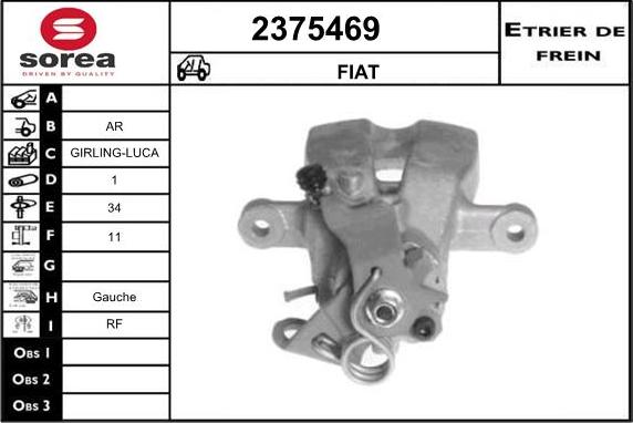 EAI 2375469 - Étrier de frein cwaw.fr