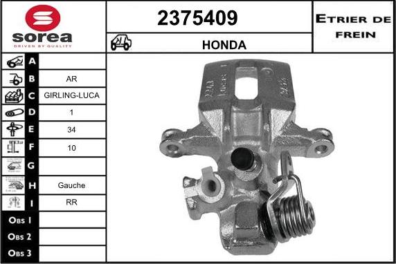 EAI 2375409 - Étrier de frein cwaw.fr