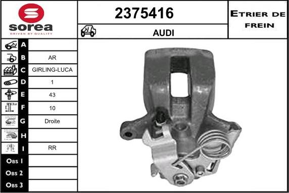 EAI 2375416 - Étrier de frein cwaw.fr