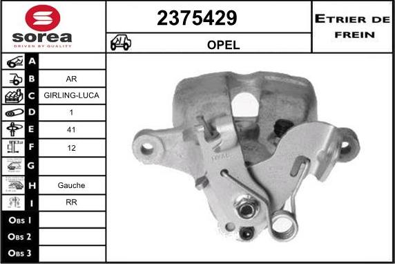 EAI 2375429 - Étrier de frein cwaw.fr