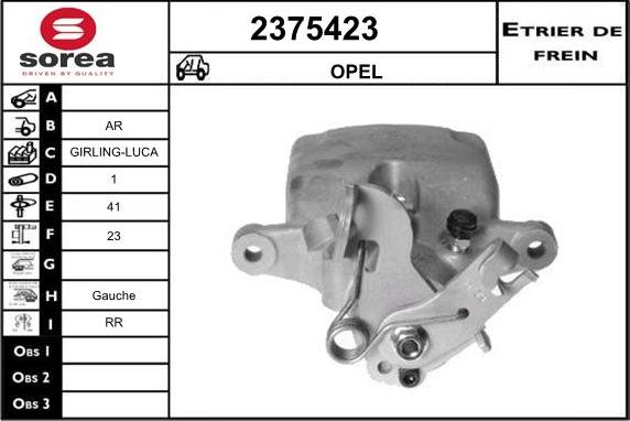 EAI 2375423 - Étrier de frein cwaw.fr