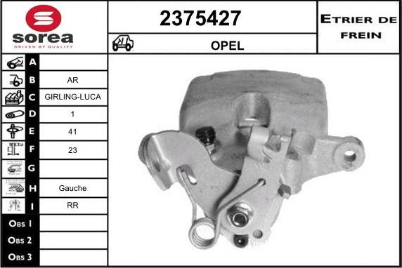 EAI 2375427 - Étrier de frein cwaw.fr