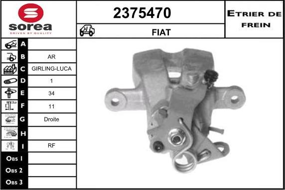 EAI 2375470 - Étrier de frein cwaw.fr