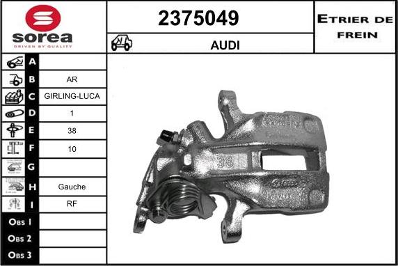 EAI 2375049 - Étrier de frein cwaw.fr