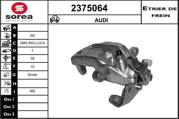 EAI 2375064 - Étrier de frein cwaw.fr