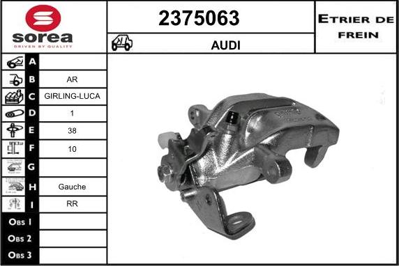 EAI 2375063 - Étrier de frein cwaw.fr